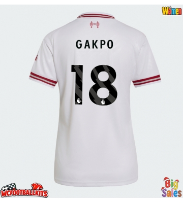 Liverpool Cody Gakpo #18 Replica Away Stadium Shirt for Women 2026-27 Short Sleeve